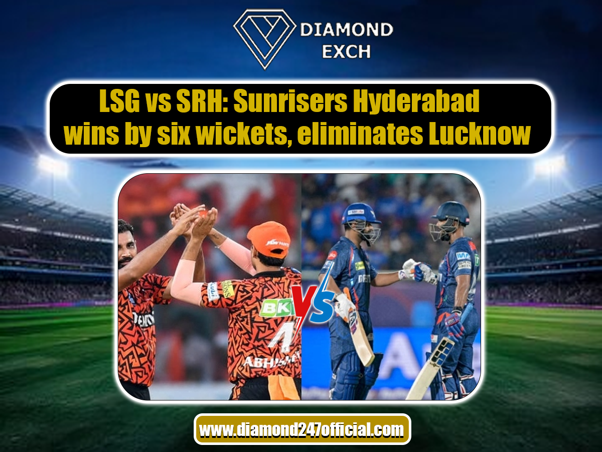 LSG vs SRH: Sunrisers Hyderabad wins by six wickets, eliminates Lucknow Super Giants